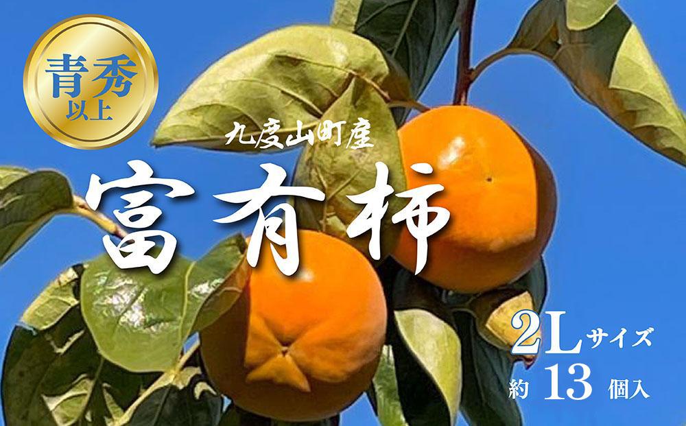 ［先行予約］富有柿（青秀以上２Ｌサイズ約１３個入り）［2025年11月下旬より順次発送］
