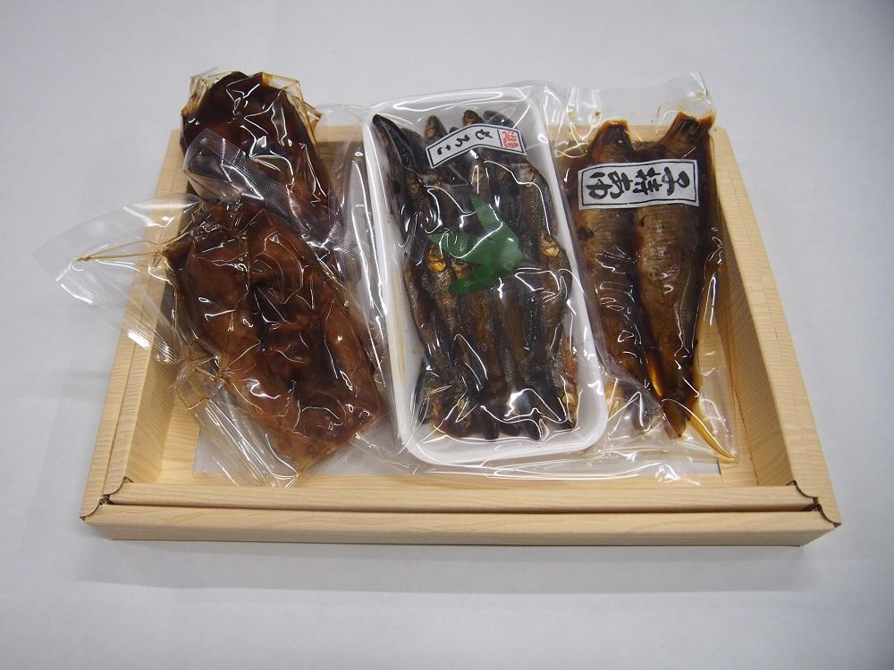 子持鯉のうま煮&nbsp;子持鮎甘露煮&nbsp;もろこ佃煮&nbsp;詰合せ