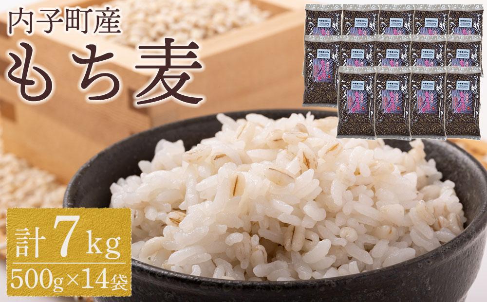 内子町産 もち麦（7kg）【食品 加工食品 人気 おすすめ 送料無料】