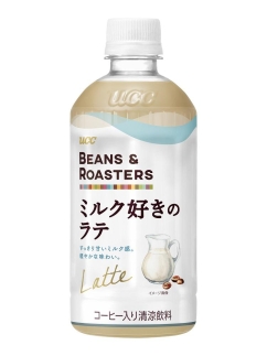 UCC BEANS＆ROASTERS ミルク好きのラテ PET450ml×24本
