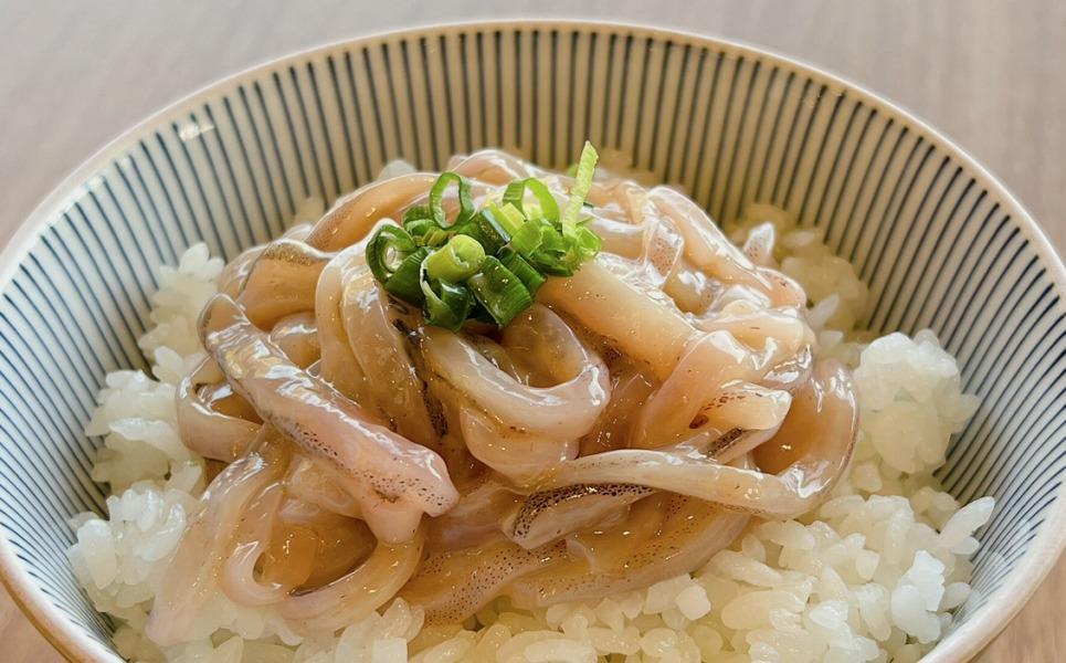 能登町小木の船凍イカ丼の具　80g×5袋