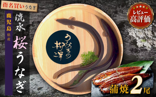 【土用丑の日】うなぎの柳澤　うなぎ蒲焼2尾（計340g）