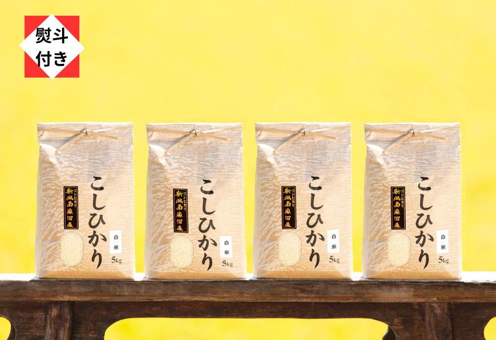 新米20k 新潟県産コシヒカリ従来米販売毎年食味値分析表90点以上A
