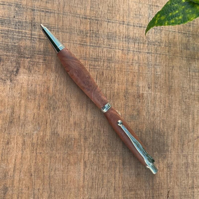 木製　木軸シャーペン　0.5mm　花梨瘤