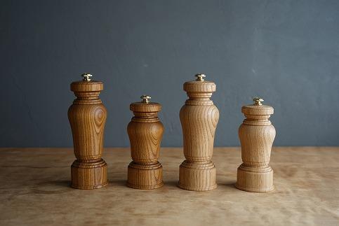 ペッパーミル 4インチ クリ｜ 10㎝ 職人 手作り 受注生産 オリジナル