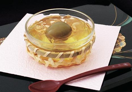 金澤兼六製菓4個巾着 紀州南高梅 梅酒ゼリー（1ケース×4個入り×12袋