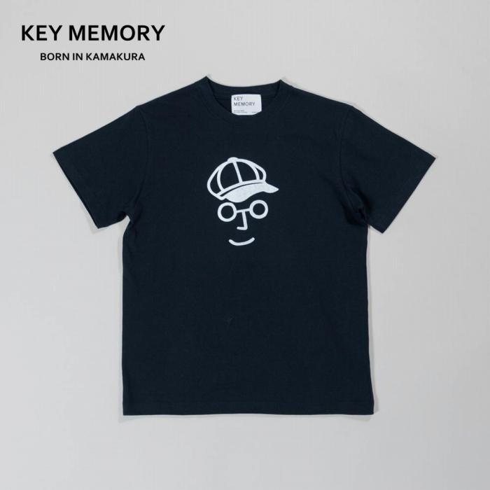 《2》【KEYMEMORY 鎌倉】キャスケットイラストTシャツ NAVY