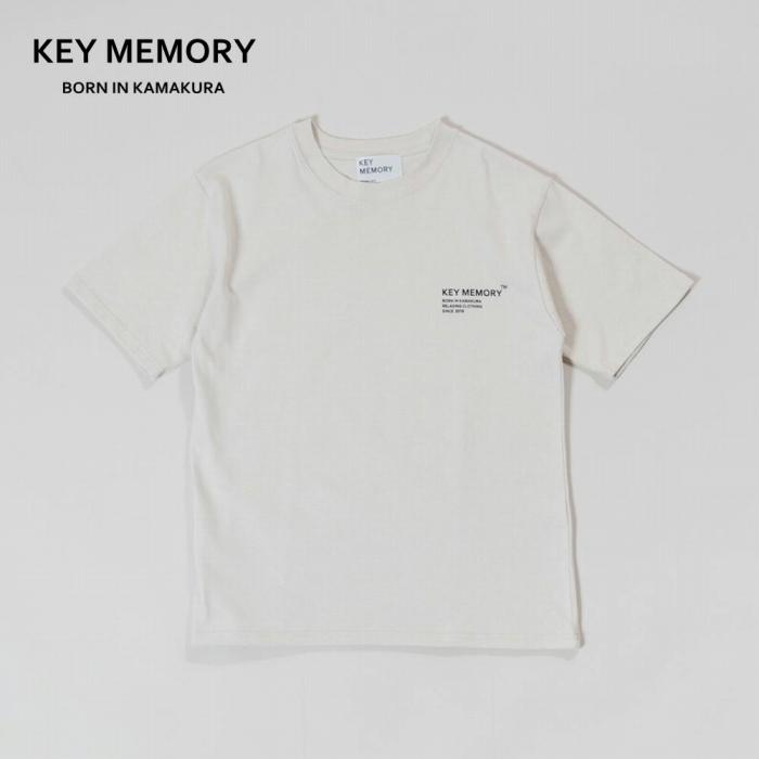《0》【KEYMEMORY 鎌倉】ヘビーコットンTシャツ GREIGE