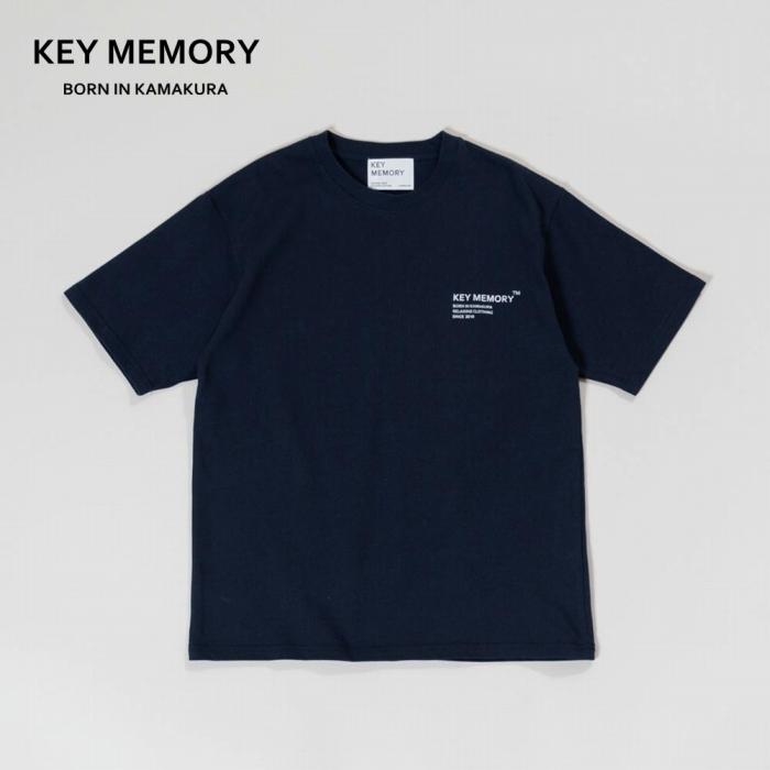 《1》【KEYMEMORY 鎌倉】ヘビーコットンTシャツ NAVY