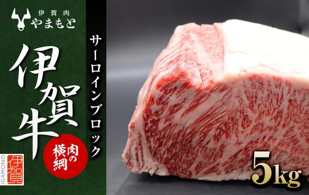 【肉の横綱】伊賀牛サーロインブロック　5kg
