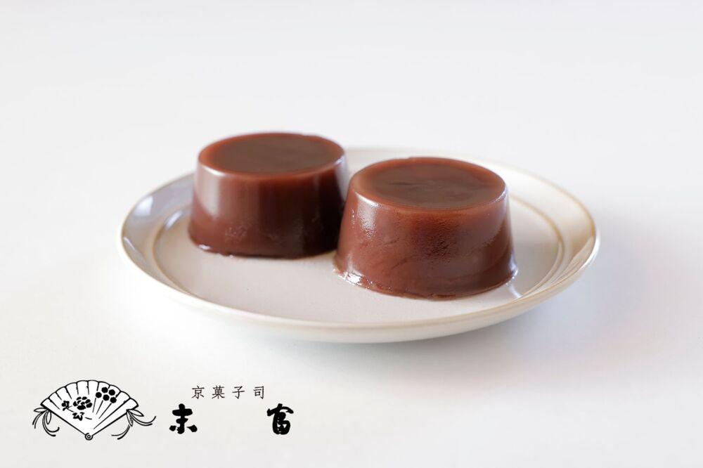 【京菓子司 末富】華あづき 丹波大納言 水羊羹　85g×6缶［ 京都 スイーツ 老舗 ようかん 夏限定 おいしい 人気 おすすめ お取り寄せ お菓子 和菓子 送料無料 ふるさと納税］ 	