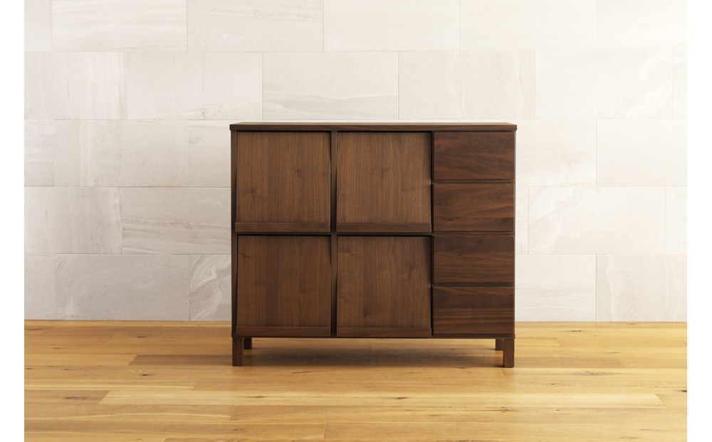 【開梱設置】高野木工&nbsp;LECCE&nbsp;レッチェ&nbsp;105マガジンレコードラック&nbsp;ウォルナット【10年保証】