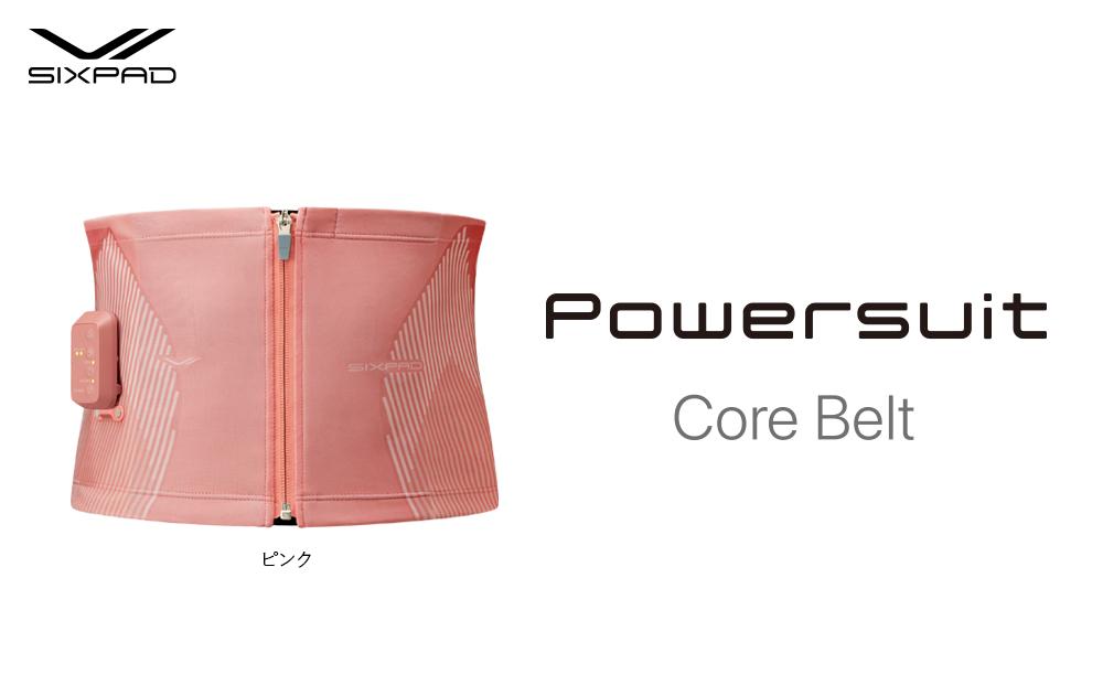 【Lサイズ　ピンク】SIXPAD Powersuit Core Belt　HOME GYM対応モデル