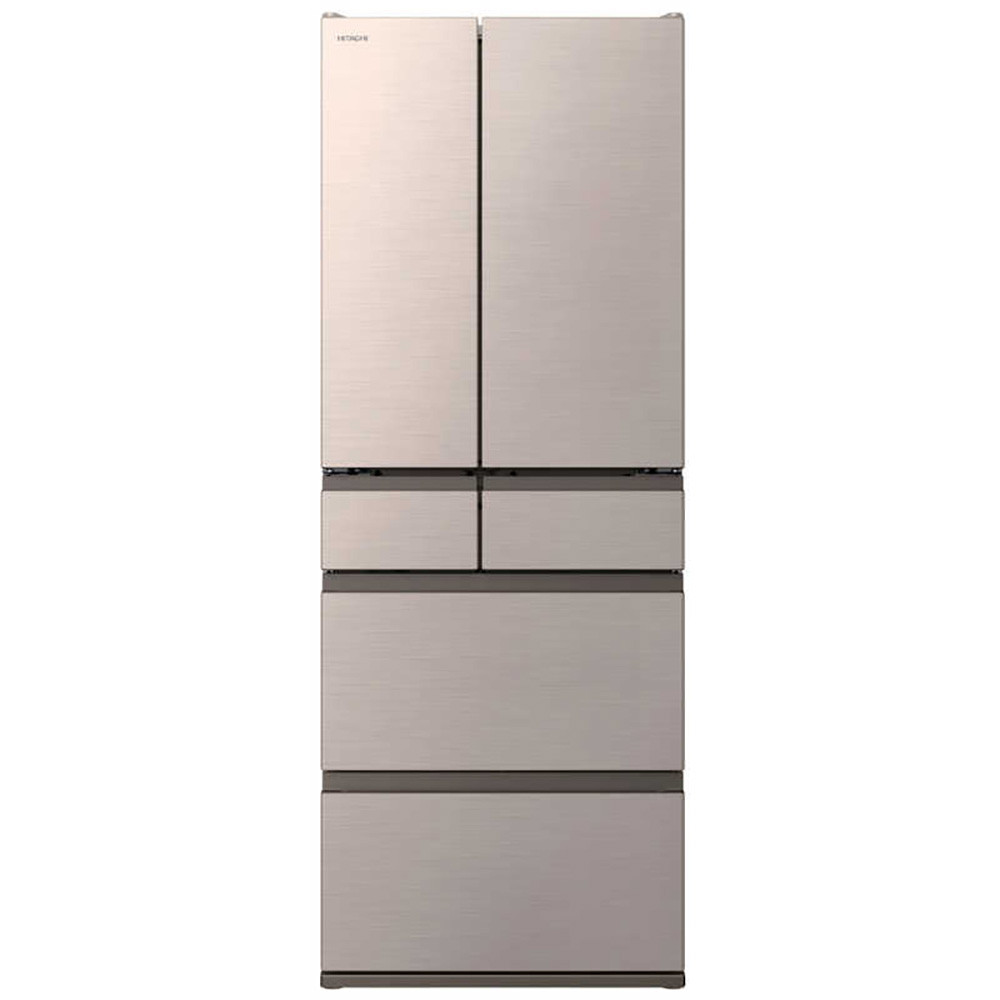 日立&nbsp;冷蔵庫【標準設置費込み】&nbsp;HWCタイプ&nbsp;&nbsp;6ドア&nbsp;フレンチドア(観音開き)&nbsp;617L『2026年度モデル』R-HWC62Y-N【ライトゴールド】【生活家電&nbsp;日用品&nbsp;人気&nbsp;おすすめ&nbsp;】