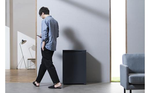 冷凍庫 奥行スリム冷凍庫 アイリスオーヤマ 66L ブラック 前開き 右