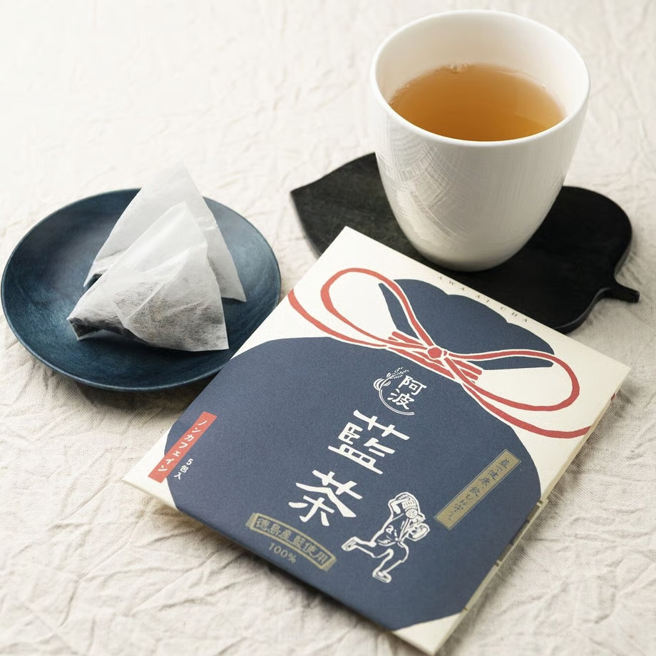 【藍食人】阿波藍茶4袋（1袋5包入）ノンカフェイン