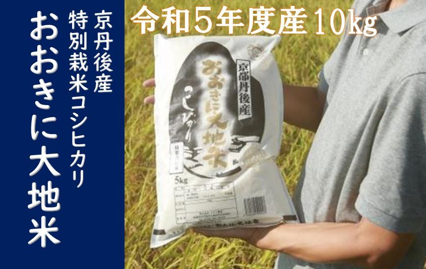 京丹後産 特別栽培米コシヒカリ「おおきに大地米」10kg《令和5
