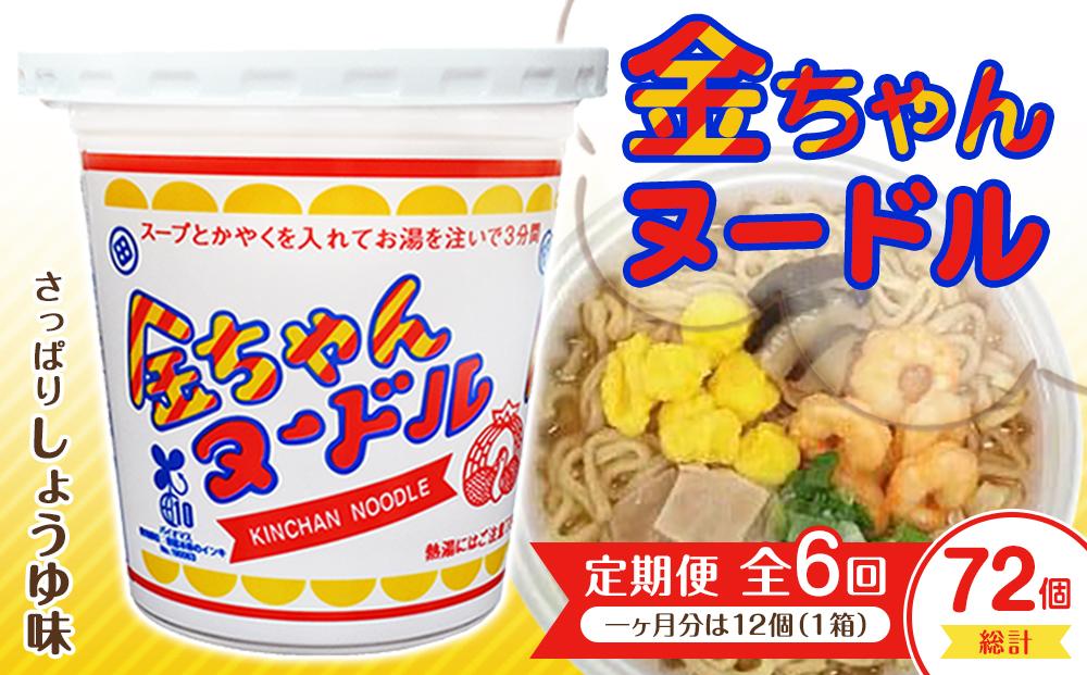 【定期便全6回】『ザ・ご当地カップ麺』金ちゃんヌードル1箱（12個）×6回　計72個