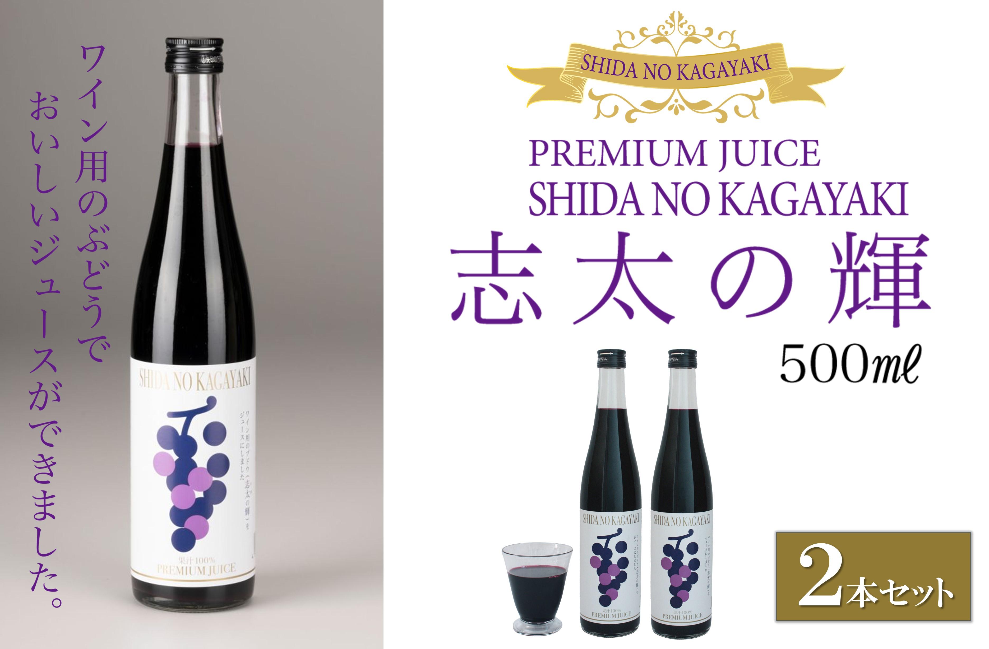 プレミアムぶどうジュース　志太の輝　2本セット