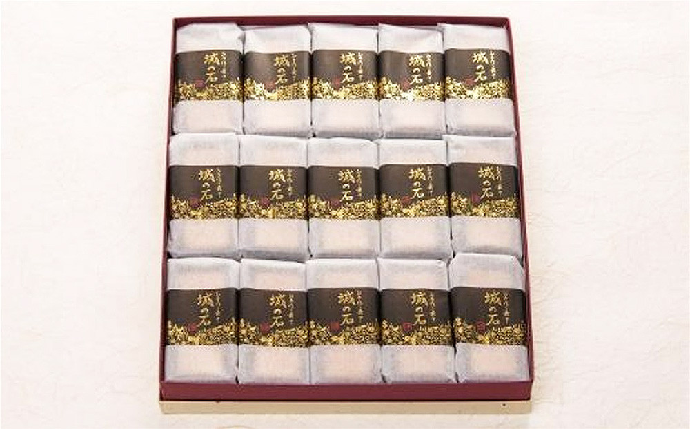 「森八」お手作り最中&nbsp;城の石15個入&nbsp;&nbsp;石川&nbsp;金沢&nbsp;加賀百万石&nbsp;加賀&nbsp;百万石&nbsp;北陸&nbsp;北陸復興&nbsp;北陸支援