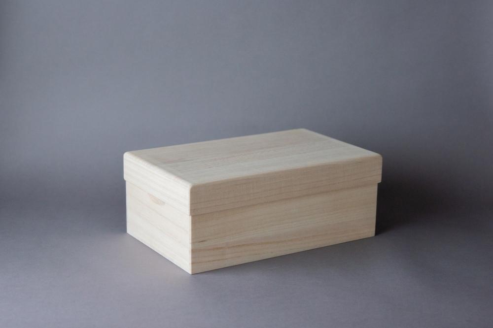 桐のシューケース　浅型