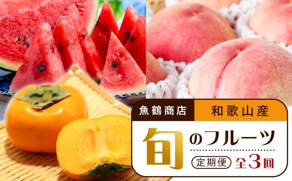 【6・8・10月 全3回】和歌山産 旬のフルーツのお楽しみ 定期便 【魚鶴商店】【UT112】