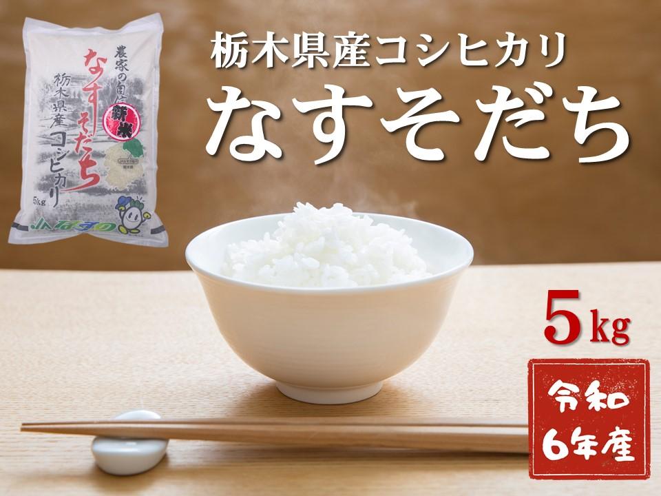 令和6年産 栃木県産　コシヒカリ　なすそだち　5kg ＪＡなすの産地直送　【大田原市・那須塩原市・那須町共通返礼品】