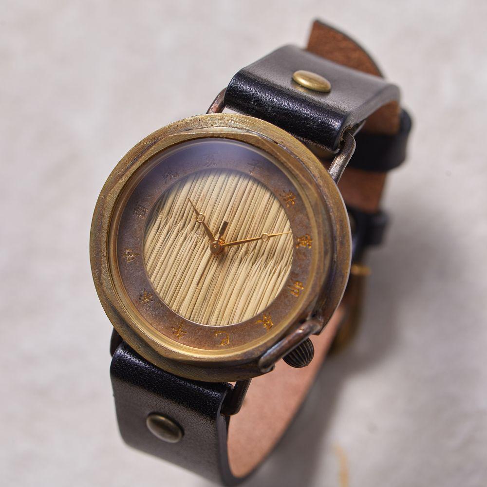 イ草畳の腕時計 ノスタルジーなハンドメイドウォッチ ベルトカラー：黒 WJ006-黒 JTBのふるさと納税サイト [ふるぽ]