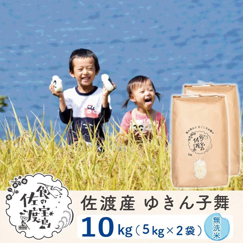佐渡島産 ゆきん子舞 無洗米10Kg(5kg×2袋)【令和5年産】