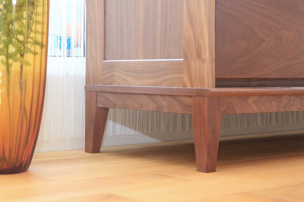 旭川家具 MUKU工房オリジナル ムク TVボード 90 ウォールナット