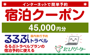 箱根町るるぶトラベルプランに使えるふるさと納税宿泊クーポン 45,000円分