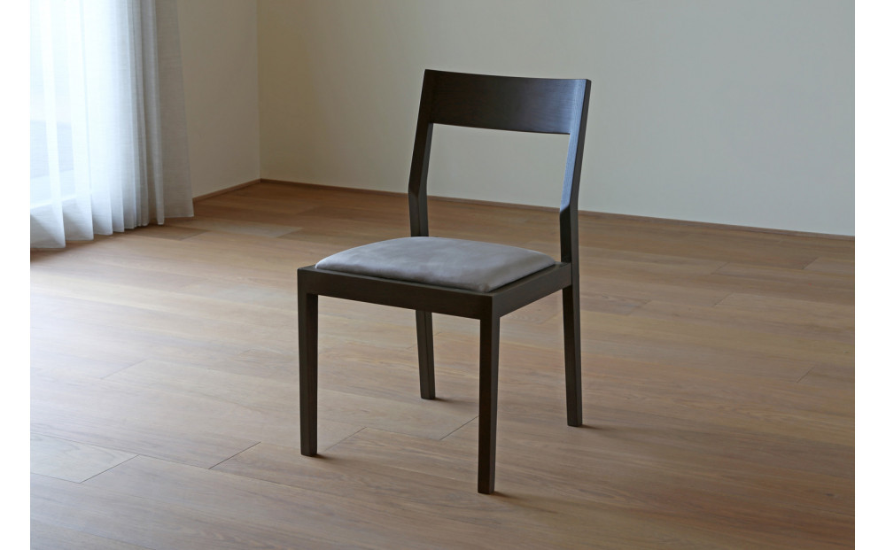 【開梱設置】高野木工&nbsp;KIEL&nbsp;CHAIR&nbsp;キール&nbsp;チェア&nbsp;肘なし&nbsp;オーク(グレー塗装)&nbsp;【10年保証】