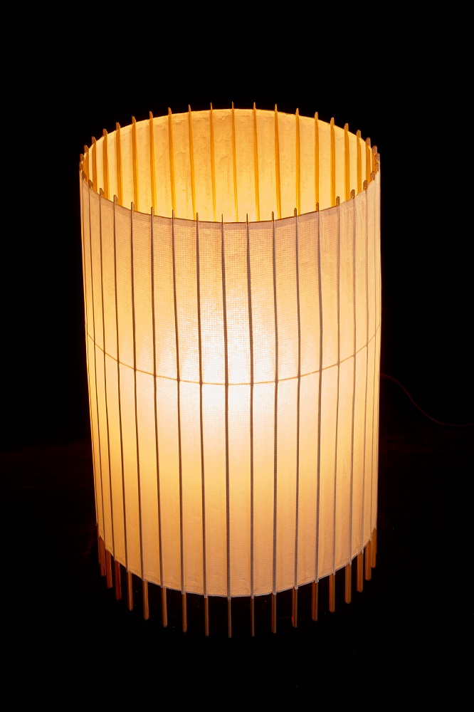 ふるさと納税 京都府 京都市 自立式スタンド照明 和紙の色（ナチュラル