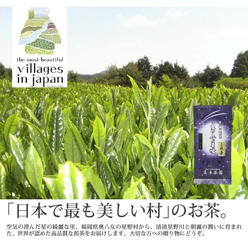 奥八女星野村 深蒸し高級煎茶(深蒸し茶) 100g×1袋＜八女茶＞