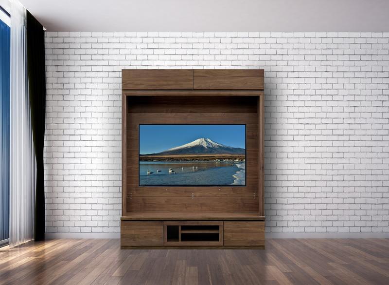 テラ&nbsp;幅160cm&nbsp;TV(H)&nbsp;&nbsp;壁掛け金具付&nbsp;TVボード&nbsp;大川家具【開梱設置】
