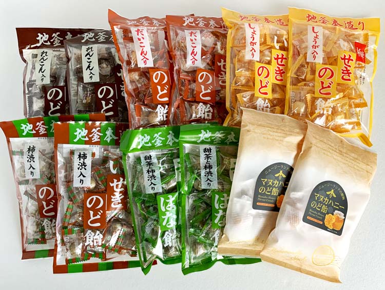 井関食品 いせきのど飴 詰め合わせ 6種類12袋 Jtbのふるさと納税サイト ふるぽ