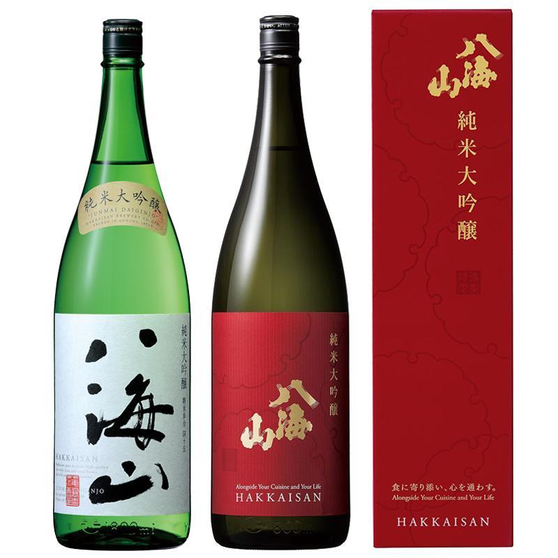 日本酒 八海山 純米大吟醸45%・純米大吟醸 時季限定 1800ml×2本 限定品