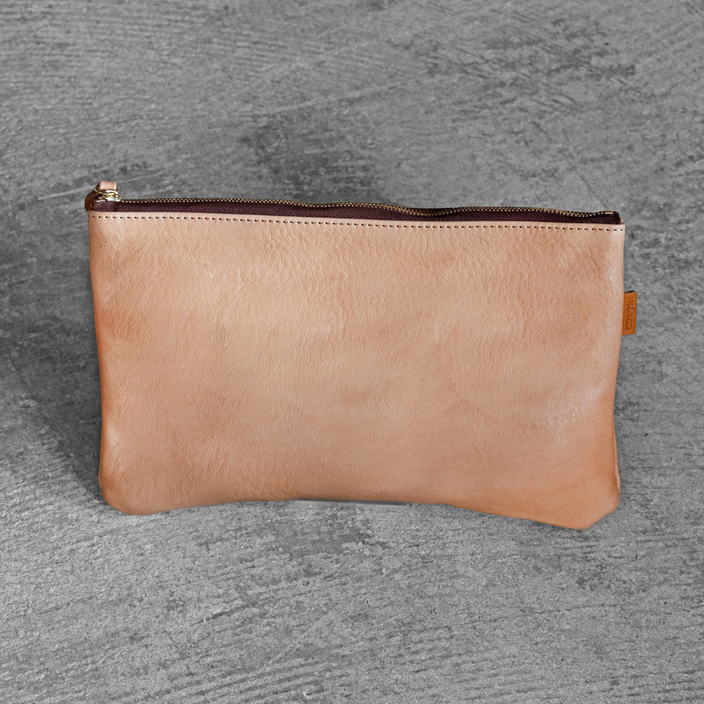 栃木レザー使用｜ソフトな手触り&nbsp;本革&nbsp;2way&nbsp;ボディーバッグ｜Body&nbsp;bag｜タン｜minca（全4色）