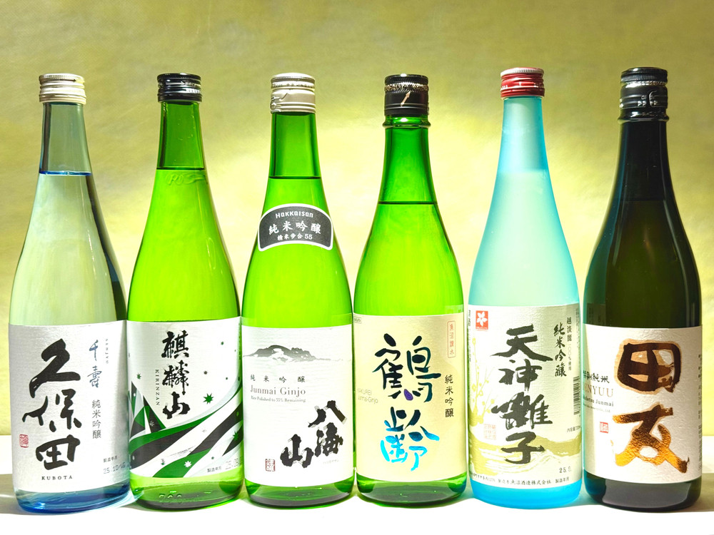 新潟の厳選酒蔵&nbsp;純米吟醸飲み比べセット(720ml×6本)