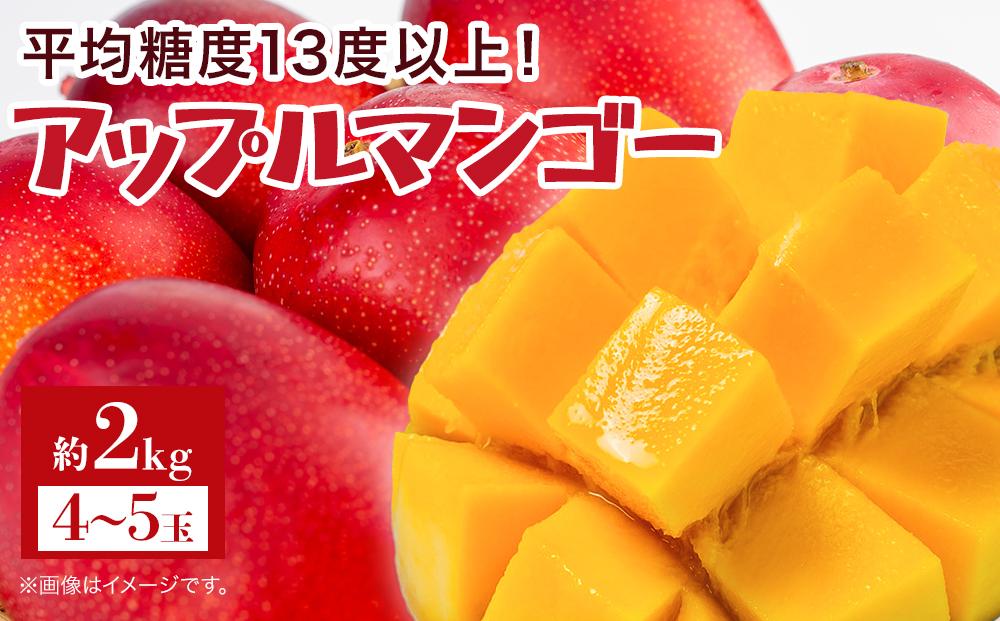【2026年7月下旬より発送】【先行予約】平均糖度13度以上！アップルマンゴー約2kg（4~5玉）|&nbsp;果物&nbsp;フルーツ&nbsp;マンゴー&nbsp;アップルマンゴー&nbsp;2kg&nbsp;人気&nbsp;おすすめ&nbsp;おすすめフルーツ&nbsp;期間限定&nbsp;鹿児島県&nbsp;与論町
