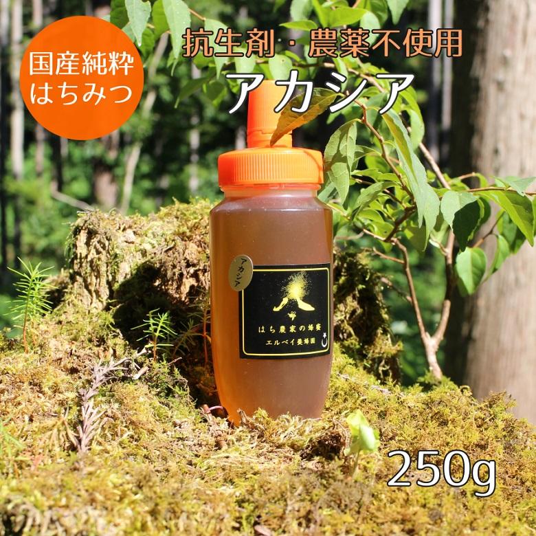 【ふるさと納税】はちみつ　アカシアの花250ｇ（ご家庭用）