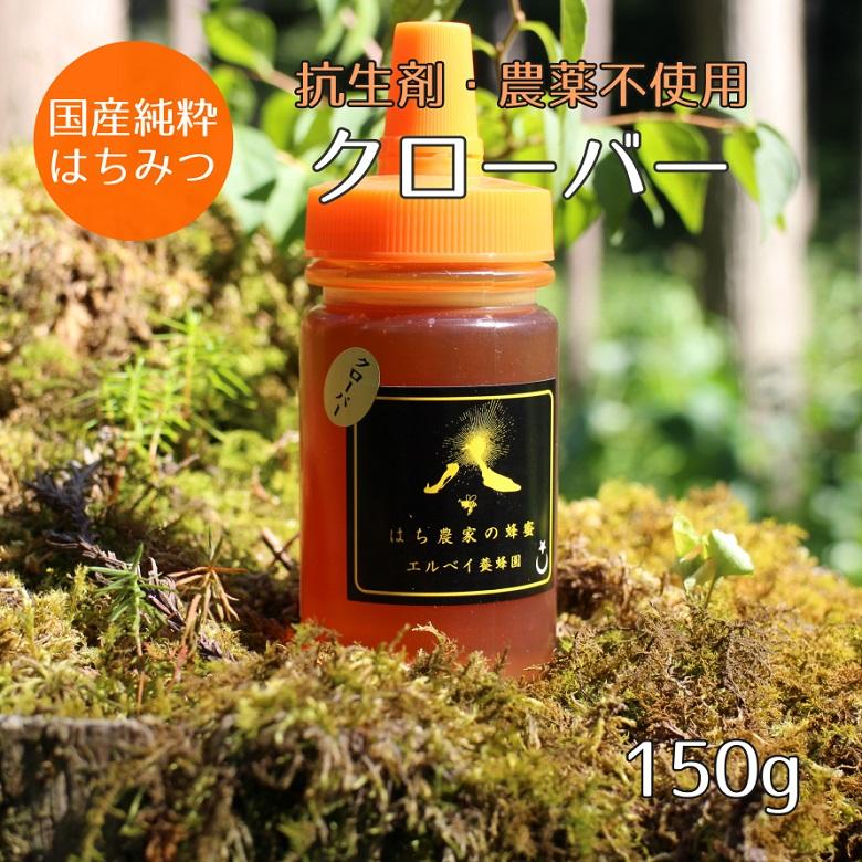 【ふるさと納税】はちみつ　クローバー 150g（ご家庭用）