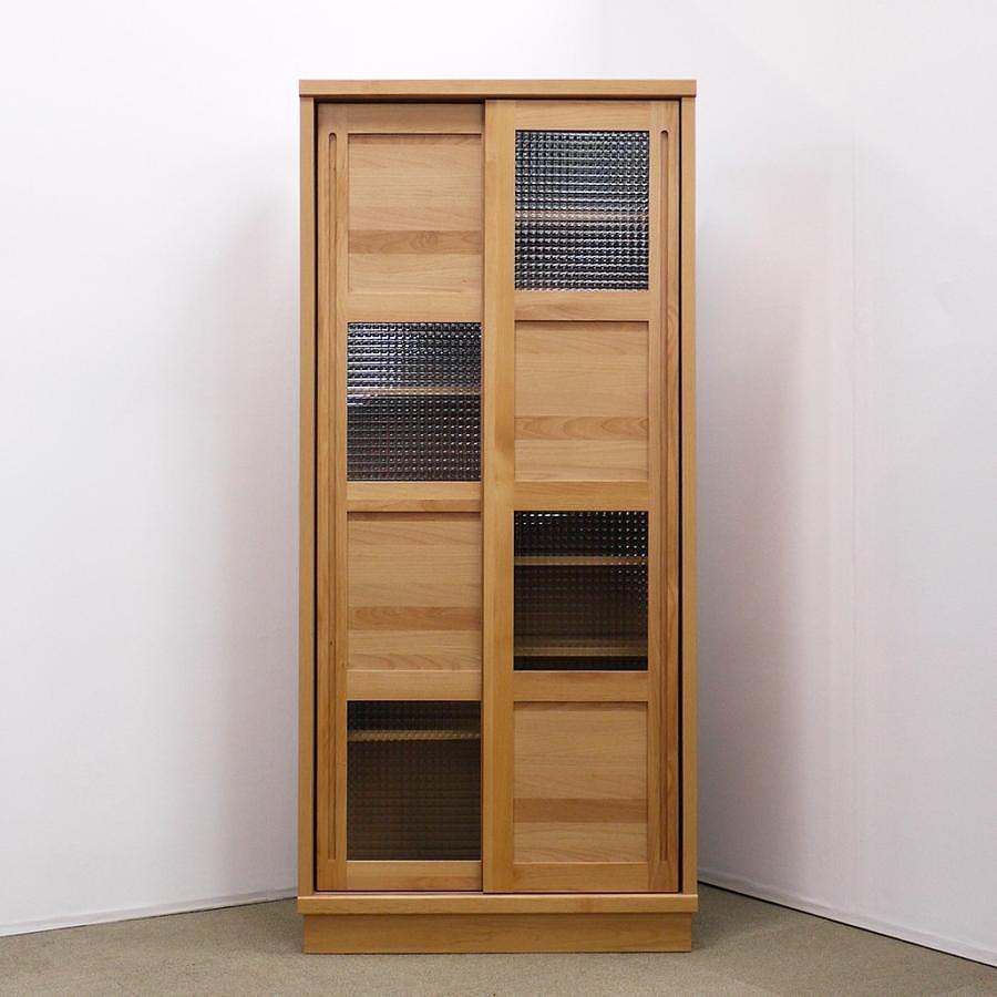 80&nbsp;カップボード&nbsp;ハッピー&nbsp;Aタイプ＜WH色＞