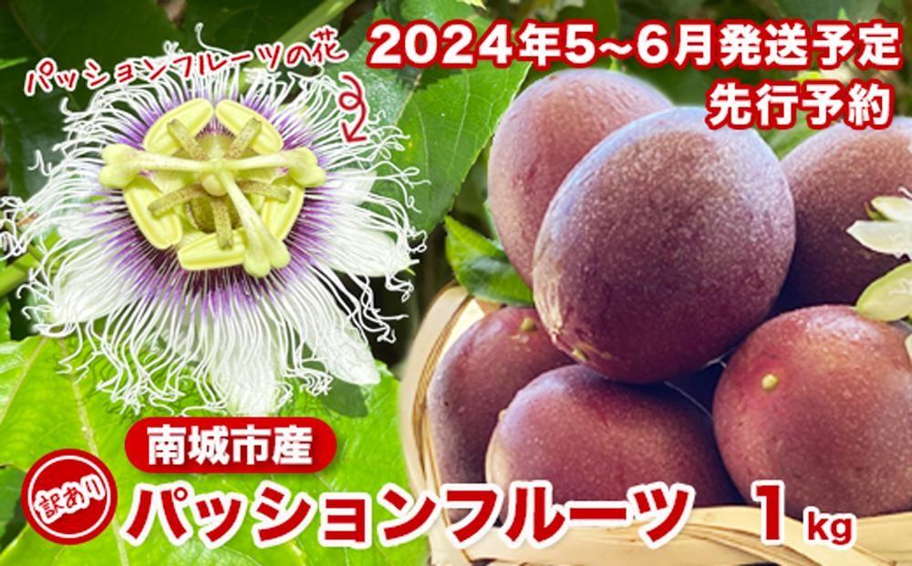 2024年5～6月発送！先行予約【訳あり】南城市産パッションフルーツ1kg