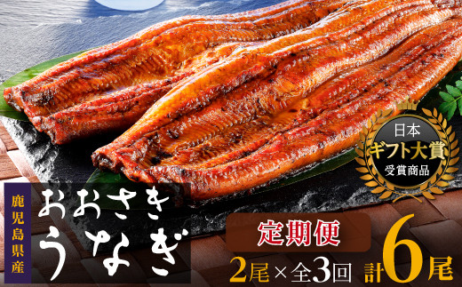 うなぎ&nbsp;定期便&nbsp;鹿児島県産&nbsp;長蒲焼&nbsp;2尾&nbsp;全3回&nbsp;合計6尾&nbsp;国産&nbsp;うなぎ&nbsp;鰻&nbsp;ウナギ&nbsp;蒲焼き&nbsp;蒲焼&nbsp;かばやき&nbsp;魚&nbsp;魚介&nbsp;魚貝&nbsp;海鮮&nbsp;うな重&nbsp;ひつまぶし&nbsp;蒲焼&nbsp;訳あり&nbsp;ギフト&nbsp;人気&nbsp;おすすめ&nbsp;鹿児島県&nbsp;大崎町&nbsp;大隅半島