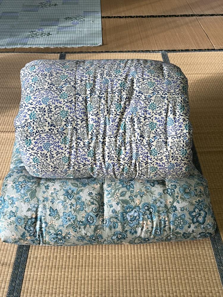 布団 敷布団 掛け布団 セット ( シングル 青柄 ) 手作り | JTBの