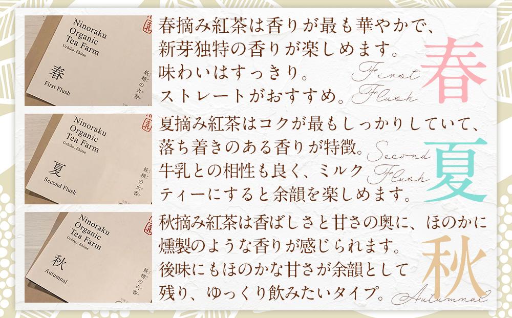 オーガニックの本格和紅茶 春夏秋の飲み比べセット（3種 計3個） | JTB