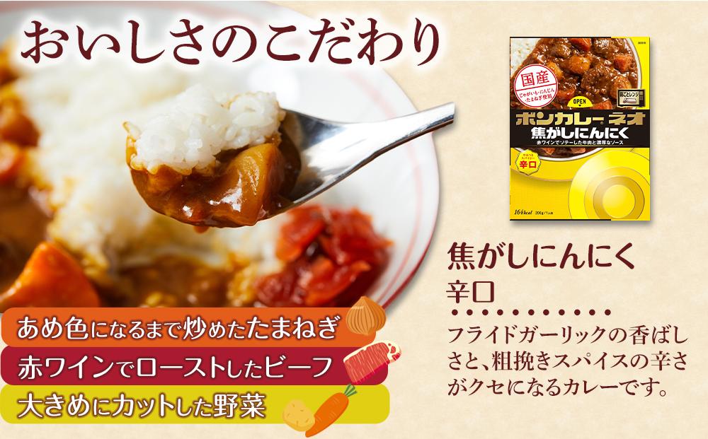 ボンカレーネオ 焦がしにんにくやみつきスパイシー 辛口 (200g×30個