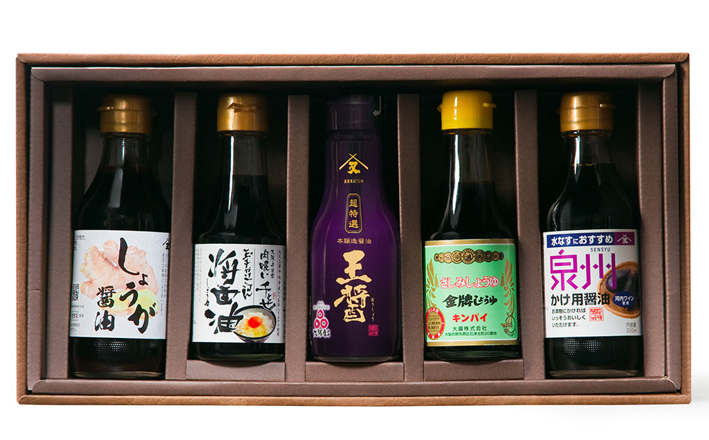 大醤　しょうゆ味くらべセット（5本入）