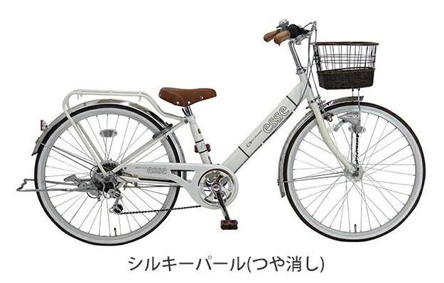 ヱビス自転車&nbsp;子供自転車&nbsp;エッセ24インチ&nbsp;シマノ製外装6段変速&nbsp;シルキーパール【&nbsp;自転車&nbsp;子供自転車&nbsp;キッズ自転車&nbsp;シマノ&nbsp;SHIMANO&nbsp;おしゃれ&nbsp;人気&nbsp;おすすめ&nbsp;キッズ&nbsp;サイクリング&nbsp;お取り寄せ&nbsp;送料無料&nbsp;大阪府&nbsp;堺市】
